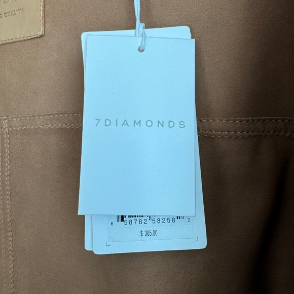 7 Diamonds Genuine Suede Leather Jacket - Picture 6 of 8